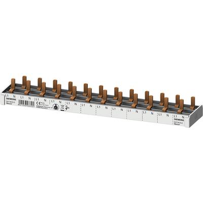 Siemens 5ST36740 Gyűjtősín Sorok száma 2 10 mm² 63 A 230 V Vezeték típus = L, N 1 db