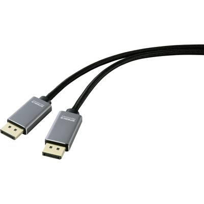 DisplayPort kábel, DisplayPort dugó - dugó, 5 m, fekete, SpeaKa Professional SP-8993892