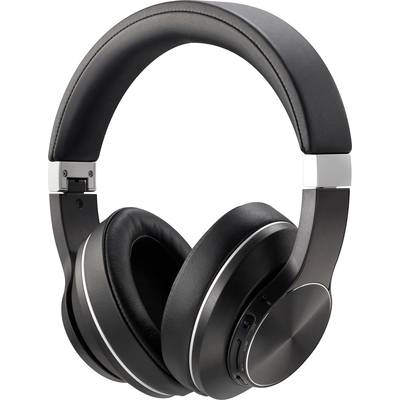 Bluetooth HiFi On-Ear sztereo headset, zajszűrés, fekete, Renkforce RF-NCH-500