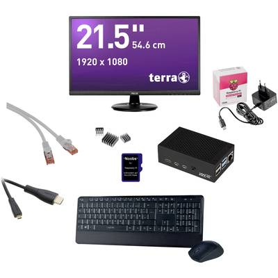 Renkforce Home Office PC Kit (Raspberry Pi® 4B) Raspberry Pi® 4 B 4 GB 4 x 1.5 GHz  