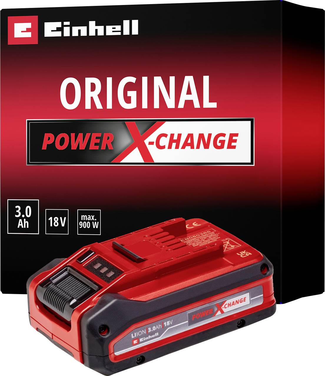 Einhell 4511501 PXC Plus 18V 3,0 Ah Szerszám akku 18 V 3 Ah Lítiumion