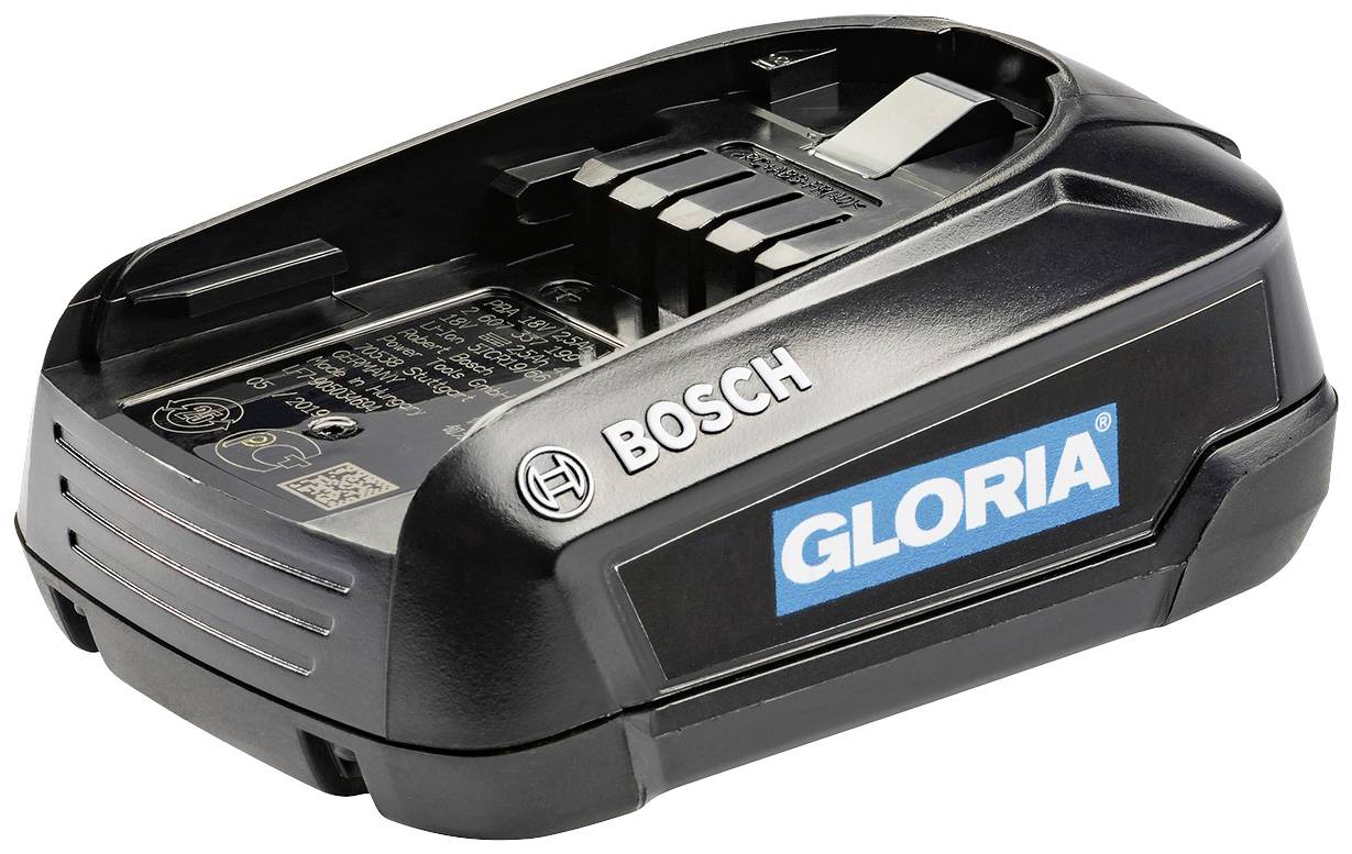 Gloria Haus und Garten 729101.0000 2.5 Ah Bosch Akku Szerszám akku 18 V 2.5 Ah Lítiumion
