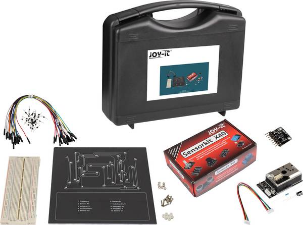 Joy-it Sensor Education Set     Tárolótáskával, Breadboard-dal, Érzékelőkkel