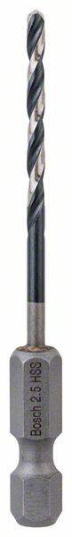 Bosch Accessories 2608577047 2608577047 Fém spirálfúró 2.5 mm Teljes hossz 69 mm DIN 338 1 db