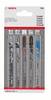 Bosch Accessories 2608667856 Homlokfűrészlap készlet Allrounder, 5 db 5 db