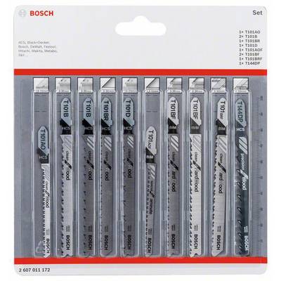 Bosch Accessories 2607011172 Szúrófűrészlapkészlet Clean Precision, 10 darab 10 db