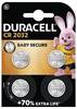 Duracell Gombelem CR 2032 3 V 4 db 220 mAh Lítium Elektro 2032