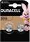 Duracell gombelem csomag a Duracell nyuszival. A csomagoláson 'Baby Secure' felirat. Két darab DL/CR 2016 elemet tartalmaz.