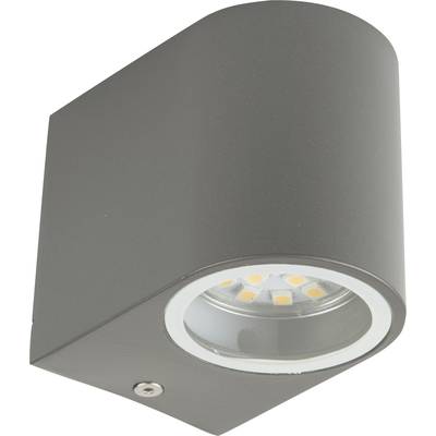 Smartwares SMD-LED Wandleuchte Bastia/grau 10.010.52 LED-es fali lámpa GU10   LED Szürke (matt)