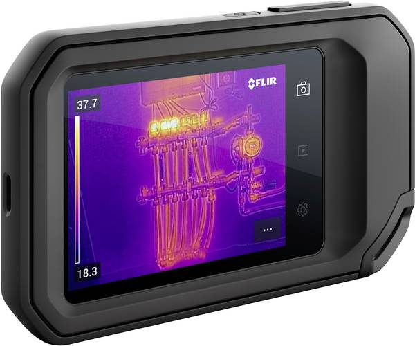 FLIR C5 (z Wi-Fi) Hőkamera Kalibráció (DAkkS) -20 - +400 °C  8.7 Hz MSX®, Beépett LED-es lámpa, Beépített digitális kamera, WiFi