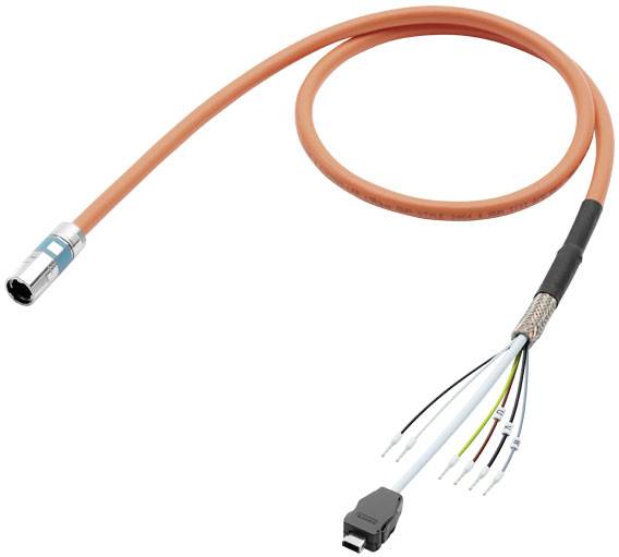 Siemens 6FX80028QN041FA0 Érzékelő-/működtető csatlakozóvezeték M12 Dugó, egyenes 50.00 m 1 db-0