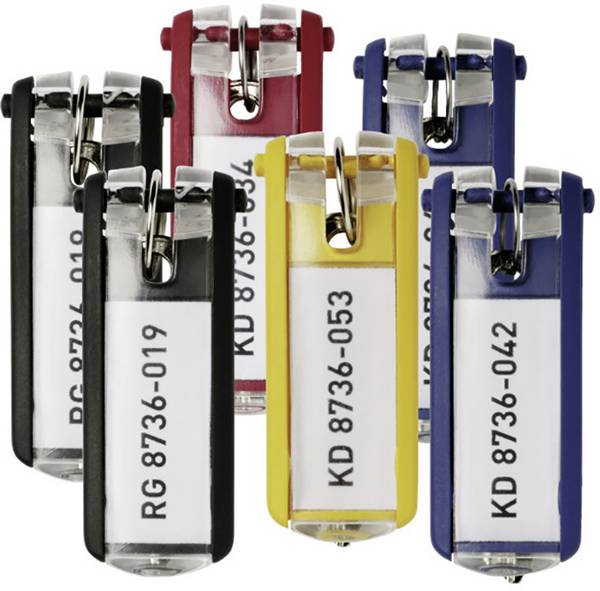 Durable Kulcstartó 194927 Key Clip Többszínű 24 db