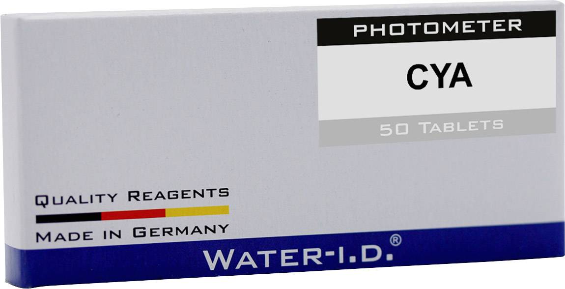 Water ID 50 Tabletten Cyanursäure für PoolLAB Tabletták