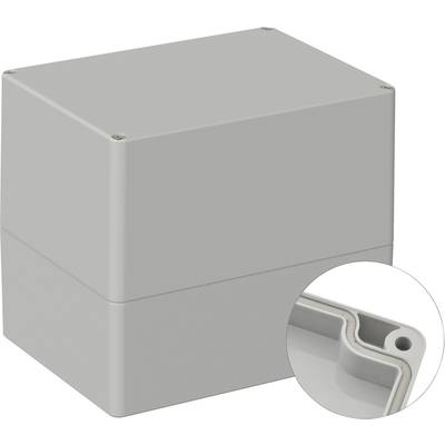TRU COMPONENTS TC-9065564 Kültéri ház 160 x 120 x 140 Polikarbonát Élénk szürke (RAL 7035) 1 db