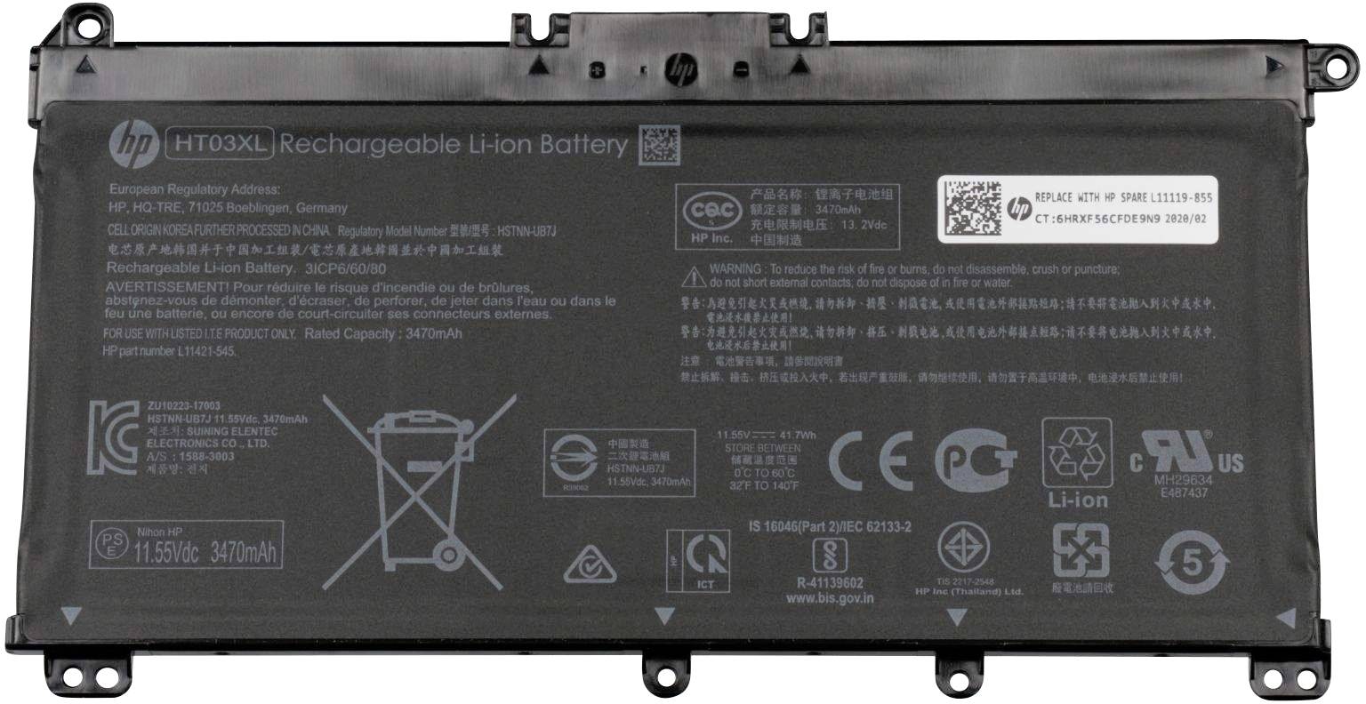 HP L11119-855 L11119-855 Notebook akku 11.55 V 3600 mAh HP