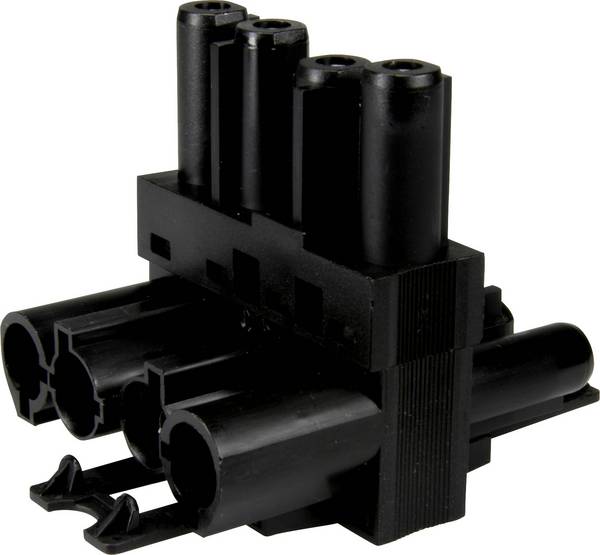 Adels-Contact 167164 T elosztó T elosztó Össz pólusszám: 4 + PE 20 A Fekete 100 db