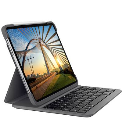 Logitech Slim Folio Pro Tablet billentyűzet tokkal Alkalmas márka (tablet): Apple iPad Pro 11 (1. generációs), iPad Pro 