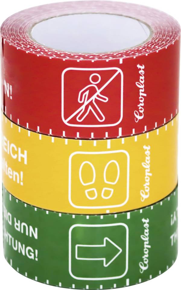 Coroplast 1466 SDR 217518 Padlójelölő szalag  Zöld (H x Sz) 10 m x 60 mm 1 db