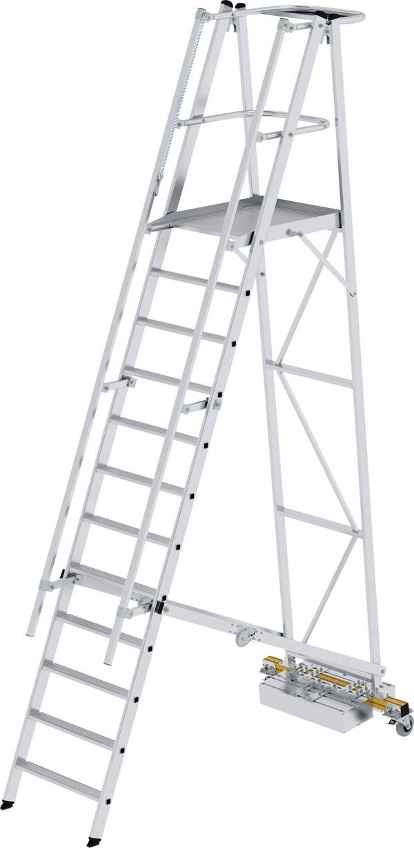 MUNK Günzburger Steigtechnik    52712  Alumínium  Platform létra  Szerelés szerszámmal  Munkamagasság (max.): 4.8 m