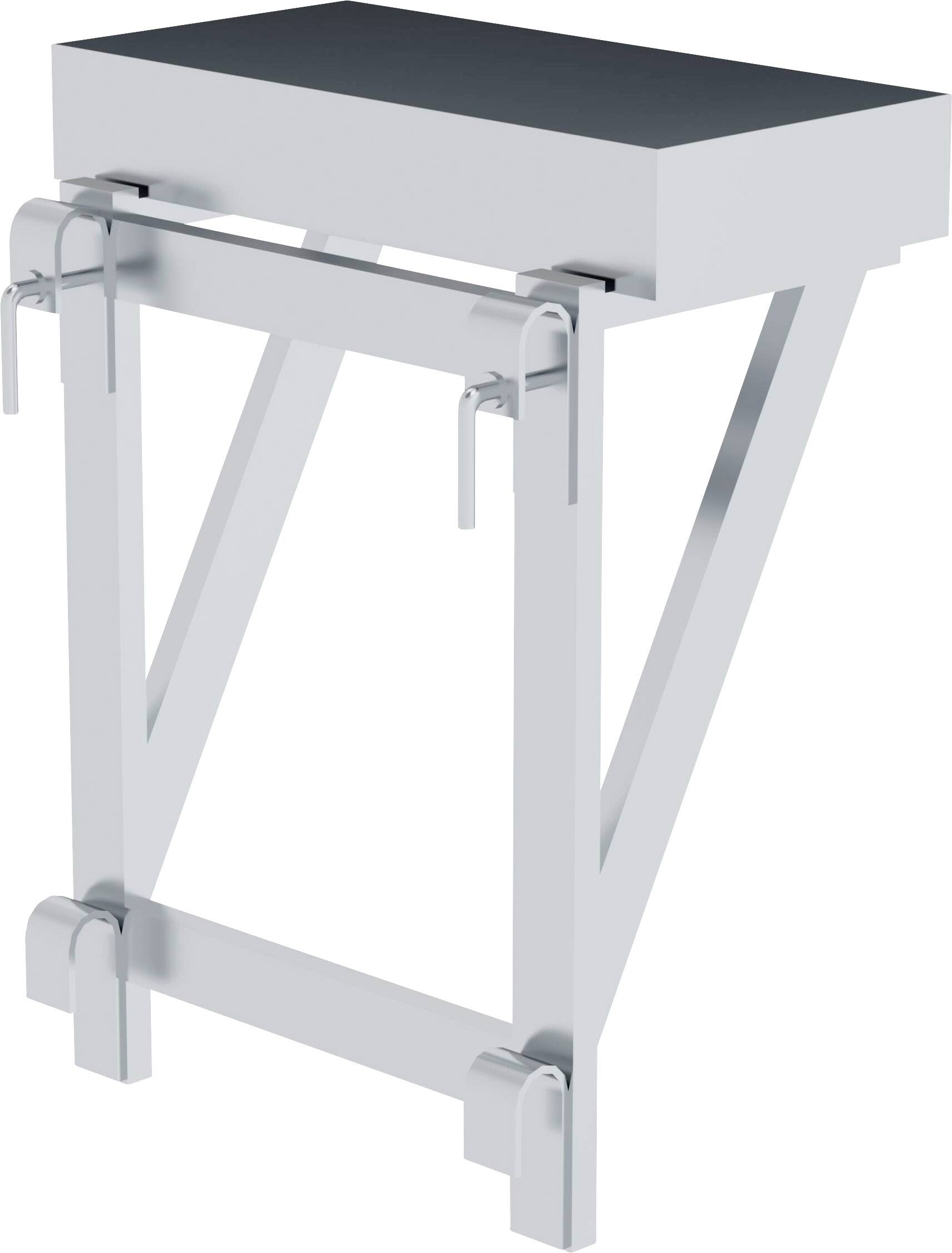 MUNK Günzburger Steigtechnik 300108 Tárolótálca 600x100x300 korláthoz 800 mm-es lépésszélességtől 1 db