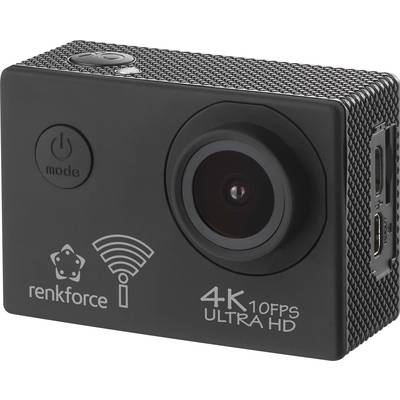 Akciókamera webkamera funkcióval 4K, Full HD, Renkforce AC4K 120