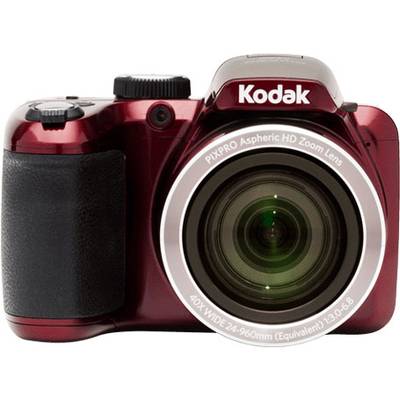 Kodak AZ401-RED Digitális kamera 16 Megapixel Optikai zoom: 40 x Piros Ház Full HD video, Képstabilizálás