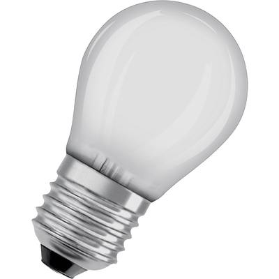 OSRAM 4058075434127 LED EEK F (A - G) E27 Izzólámpa forma 1.5 W = 15 W Melegfehér (Ø x H) 45 mm x 77 mm 1 db