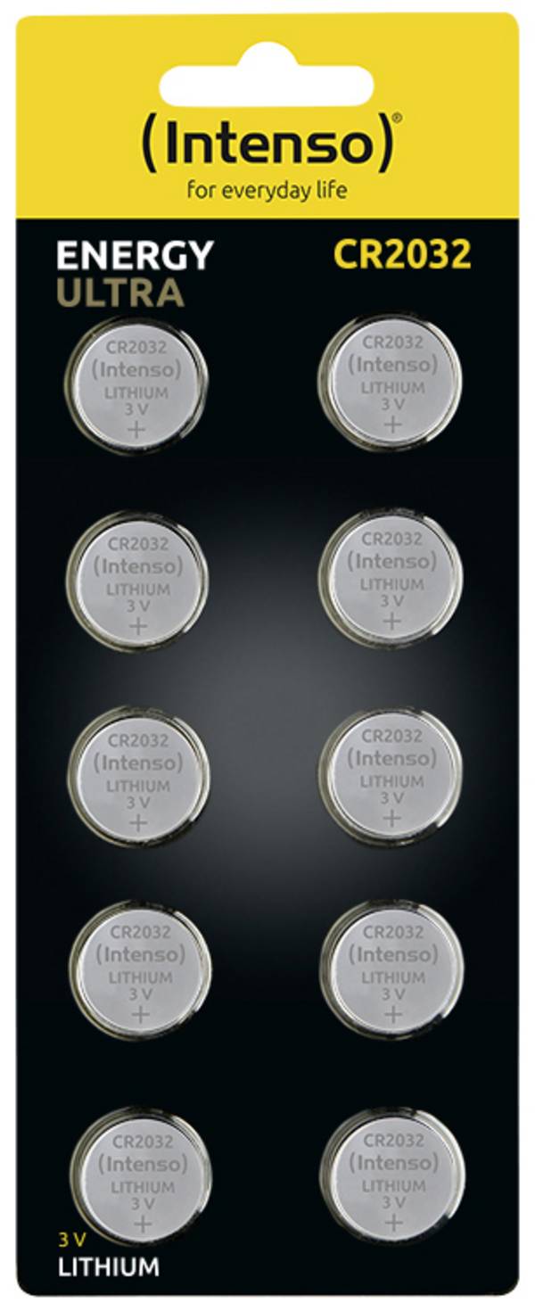 Intenso Gombelem CR 2032 3 V 10 db 220 mAh Lítium Energy Ultra