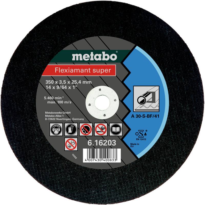 Metabo 616202000 Vágótárcsa, egyenes 300 mm 10 db Fém