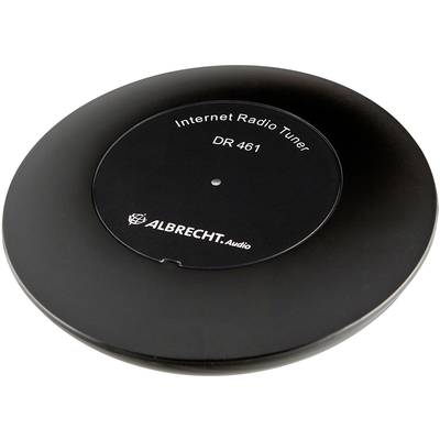 Asztali mini internetrádió tuner, fekete, Albrecht DR 461