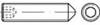 TOOLCRAFT TO-6857361 Menetes stift M5 4 mm Nemesacél V2A A2 500 db