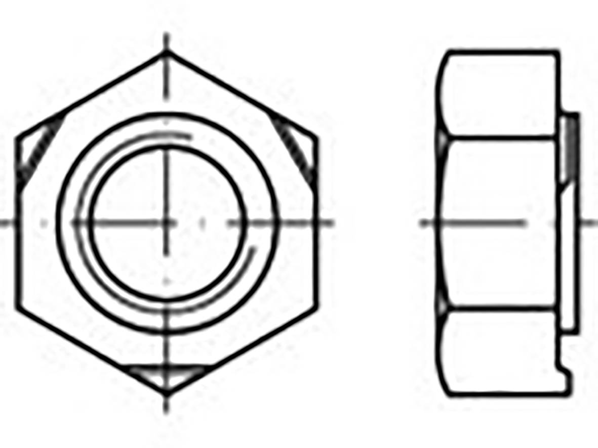 TOOLCRAFT TO-6857439 Hatlap hegesztő anyák M3 DIN 929 Acél 1000 db