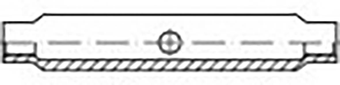 TOOLCRAFT TO-6865968 Huzalfeszítő anya M20 Acél Cinkezett DIN 1478 1 db