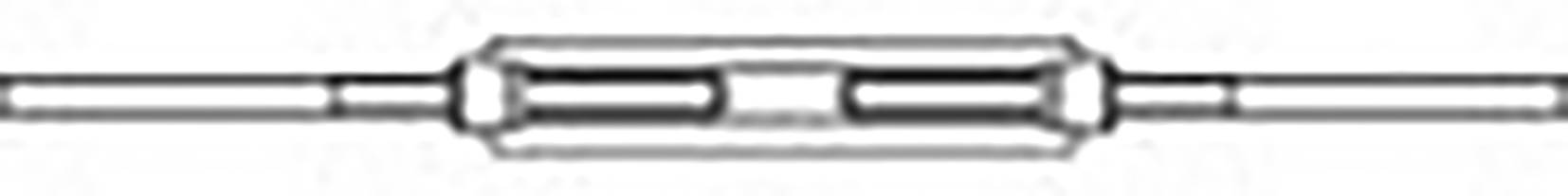 TOOLCRAFT TO-6866022 Huzalfeszítő anya 2 hegesztett véggel M8 Acél Cinkezett DIN 1480 1 db