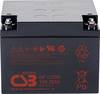 CSB Battery GP 12260 Standby USV Ólomakku 12 V 26 Ah Ólom-vlies (AGM) (Sz x Ma x Mé) 166 x 125 x 175 mm M5 csavaros csatlakozó Karbantartásmentes, Kis önkisülés