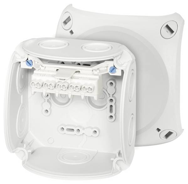 Hensel 62000003 Elosztó doboz halogénmentes, Plombálható (H x Sz) 104 mm x 104 mm  1 db