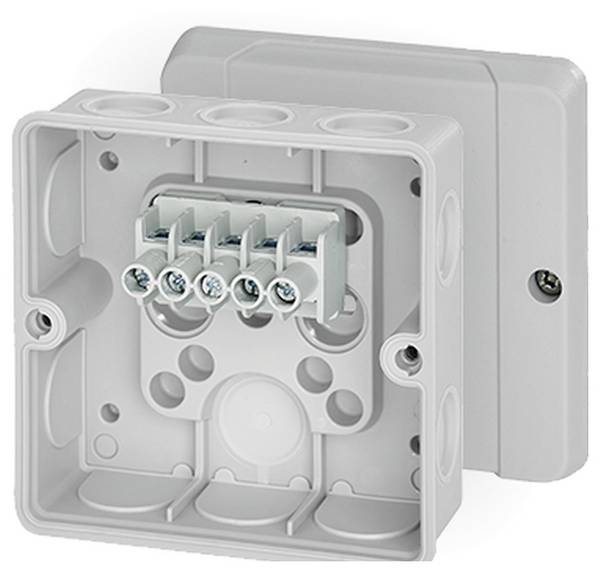 Hensel 62000268 Elosztó doboz halogénmentes, Plombálható (H x Sz) 98 mm x 98 mm  1 db