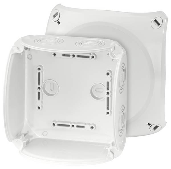Hensel 62000051 Elosztó doboz halogénmentes, Plombálható, Időjárásálló (H x Sz) 130 mm x 130 mm  1 db
