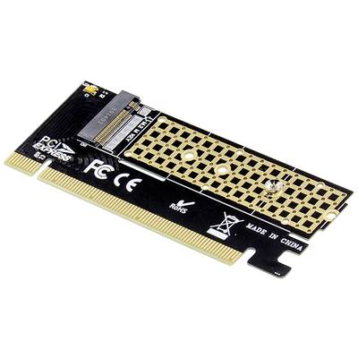   Digitus  DS-33171  1 port  M.2 kontroller  PCIe x16  Alkalmas: M.2 SATA SSD, M.2 PCIe NVMe SSD  