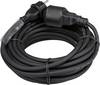 Perel EC10R15STBHQ Áram Hosszabbítókábel 16 A Fekete 10.00 m H05RR-F 3G 1,5 mm²