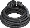 Perel EC10R25STBHQ Áram Hosszabbítókábel 16 A Fekete 10.00 m H05RR-F 3G 2,5 mm²