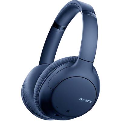 Sony WH-CH710N   Over Ear fejhallgató Bluetooth®, Vezetékes  Kék Noise Cancelling Hangerő szabályozás