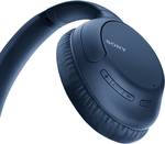 Sony WH-CH710N vezeték nélküli zajcsökkentő fejhallgató (akár 35 órás akkumulátor-üzemidő, fül körüli stílus, kihangosító) kék
