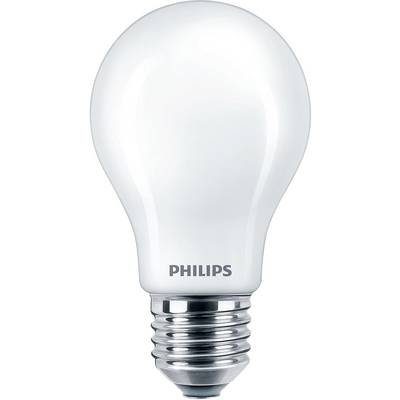 Egy fehér villanykörte "PHILIPS" felirattal.