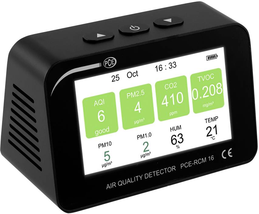 PCE Instruments PCE-RCM 16 Légnedvesség mérő Kalibráció (DAkkS) 20 % rF 90 % rF