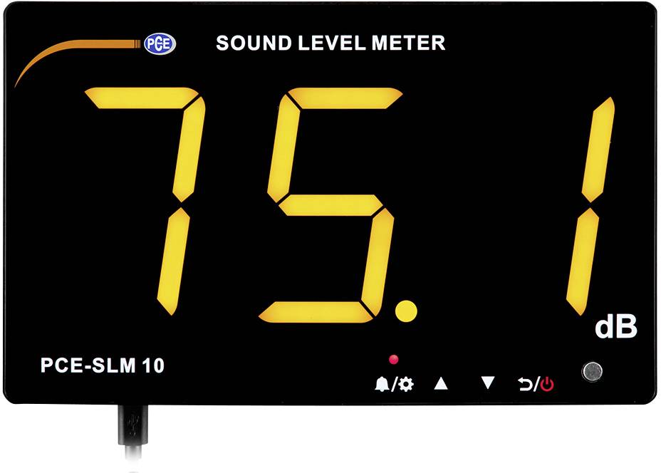 PCE Instruments Zajszintmérő 30 - 130 dB 31.5 Hz - 8.5 kHz USB
