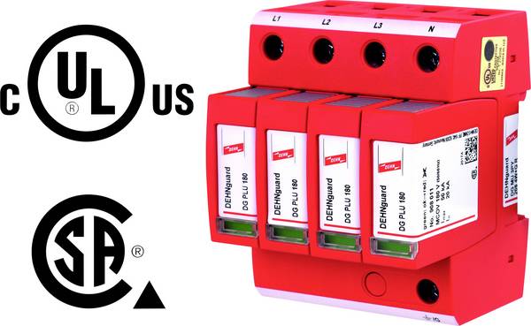 DEHN 908345 DG MU 3PY 208 4W+G R Túlfeszültség levezető   50 kA darab 1 db