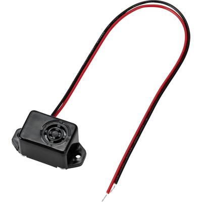TRU COMPONENTS TC-9218556 Mini zümmer Zajkibocsátás: 75 dB Feszültség: 12 V/DC Tartós hangjel 1 db