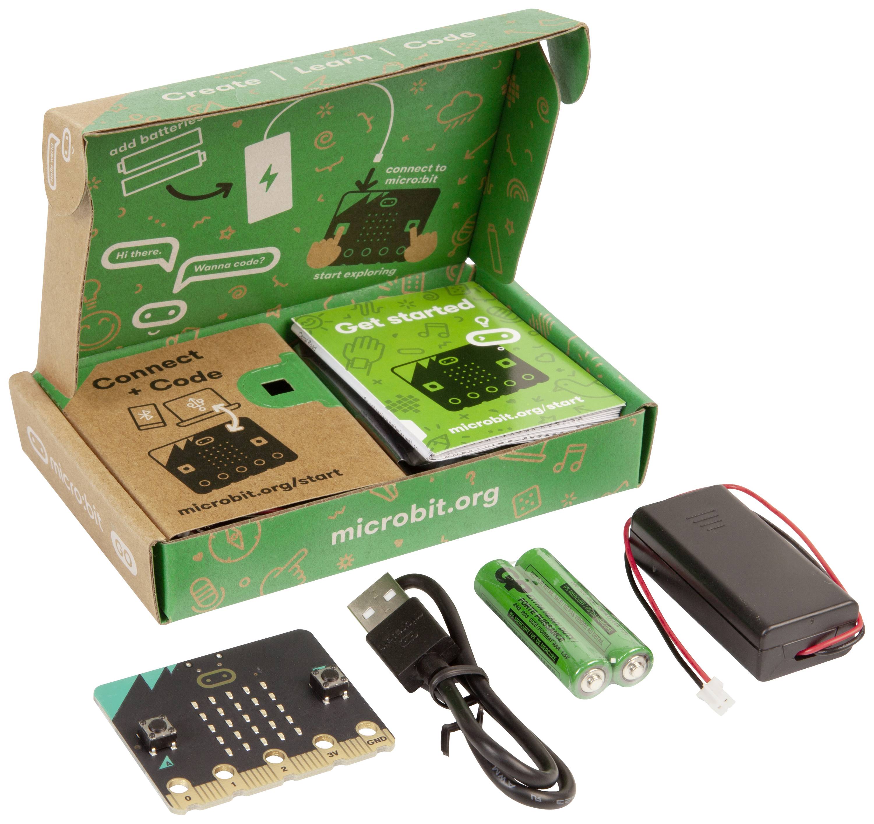 Micro Bit készlet, micro:bit V2 Go Bundle MICROBIT2GOBOXED