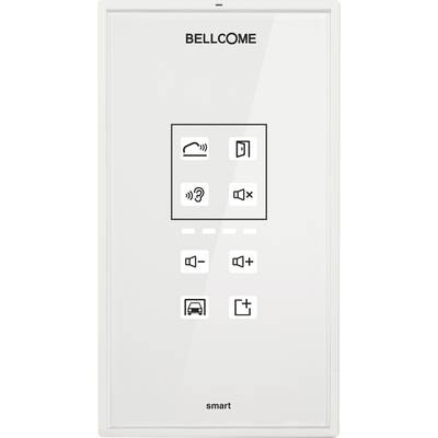   Bellcome  Smart+ Audio    Videó kaputelefon  Vezetékes  Beltéri egység  1 db  Fehér